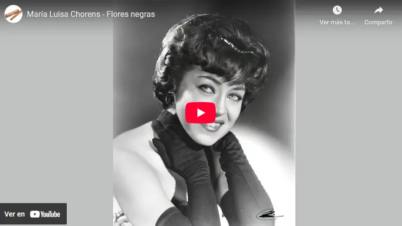 María Luisa Chorens - Flores negras
